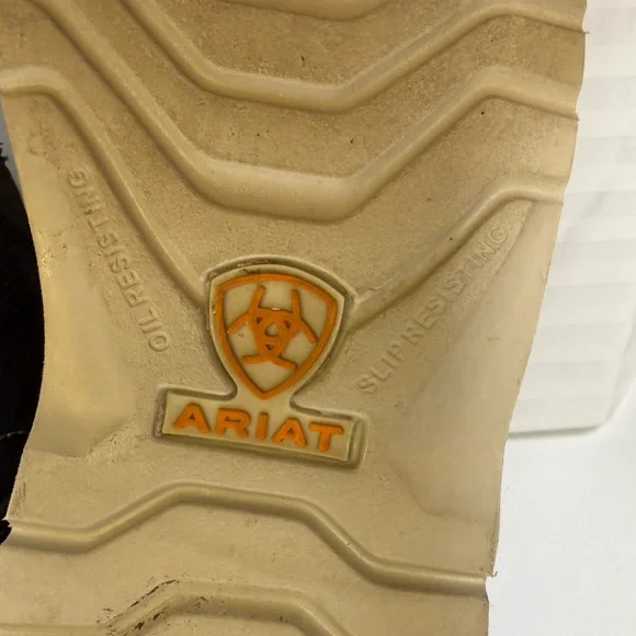 Ariat Rebar Wedge Moc Toe Waterproof Leather Work Boots Women’s Size 8B - Picture 7 of 12